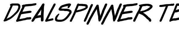 Dealspinner TBS font preview